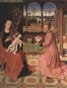 Dieric Bouts Saint Luke Drawing the Virgin and Child Germany oil painting artist